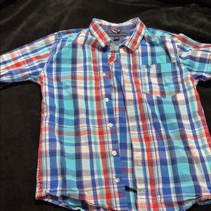Tommy Hilfiger button down long sleeve shirt plaid